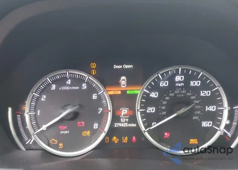 2015 Acura Tlx V6 Advance z USA, uszkodzony, nr VIN 19UUB2F73FA000235